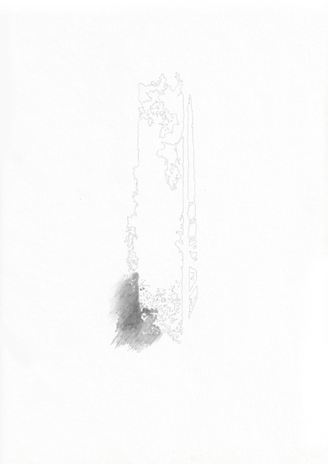 Forst #11, Bleistift auf Papier, 29,7 x 21 cm, 2013